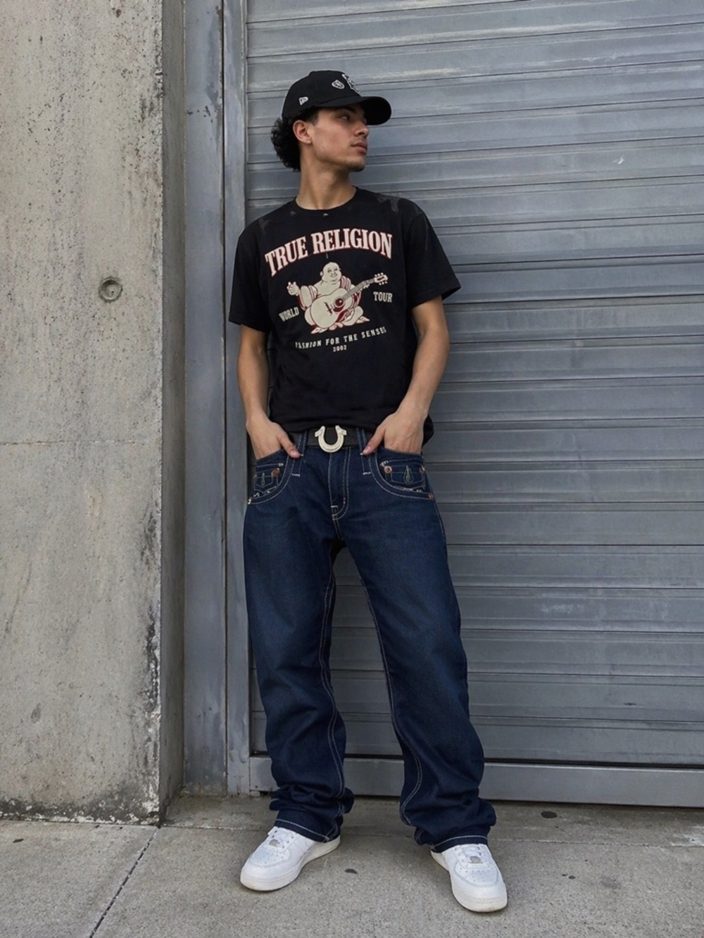 True Religion Billy Super T Dark Indigo Bootcut Jeans Men’s 32 NWT Streetwear